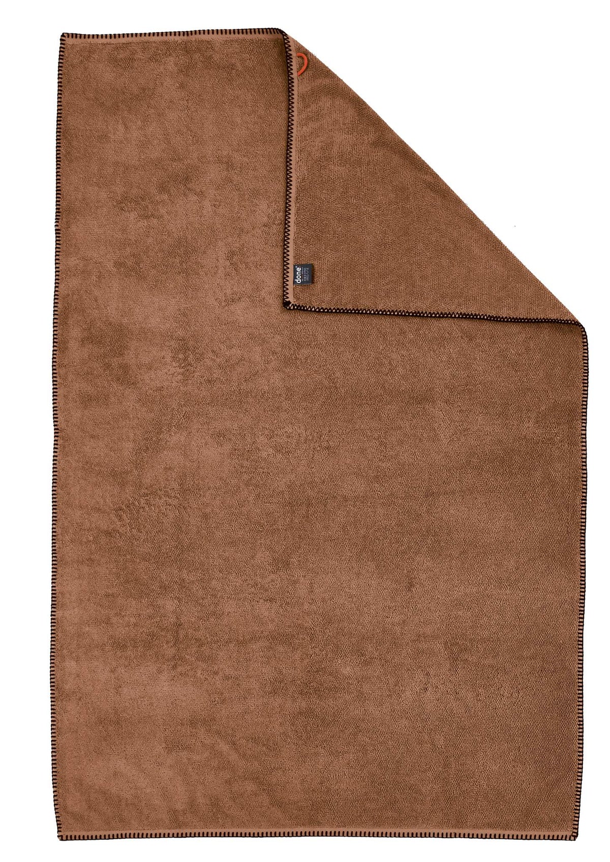 Done.® DELUXE PRIME XL-Duschtuch 100x150cm Cognac – Ansicht 1