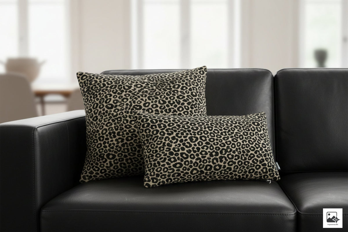 Done.® LEO Kissenhülle 30x50cm Black – Ansicht 2