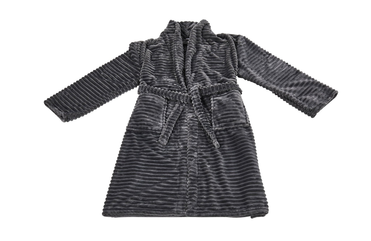 Done.® LOONA Bademantel S/M Anthracite – Ansicht 2