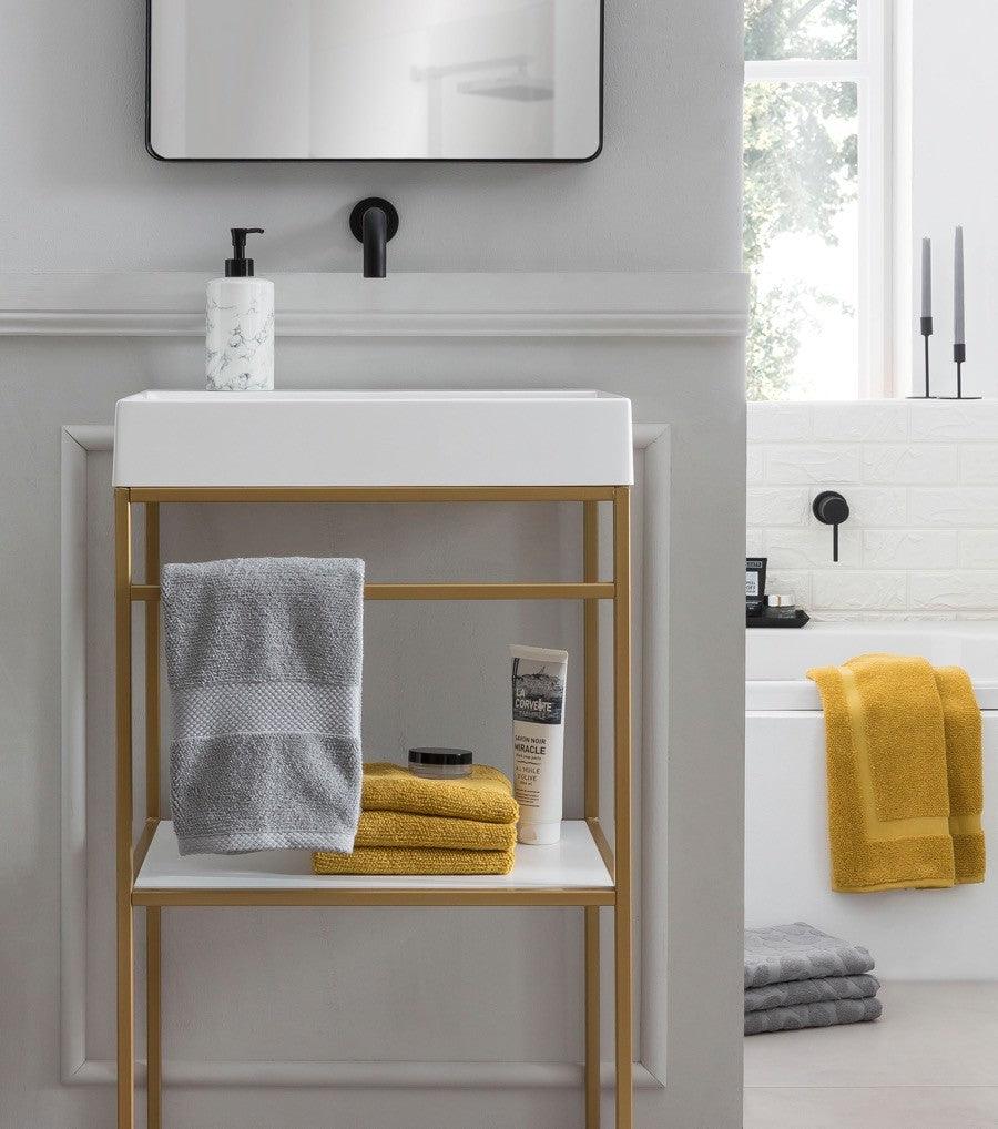 Done.® DELUXE Badvorleger 60x80cm Gold