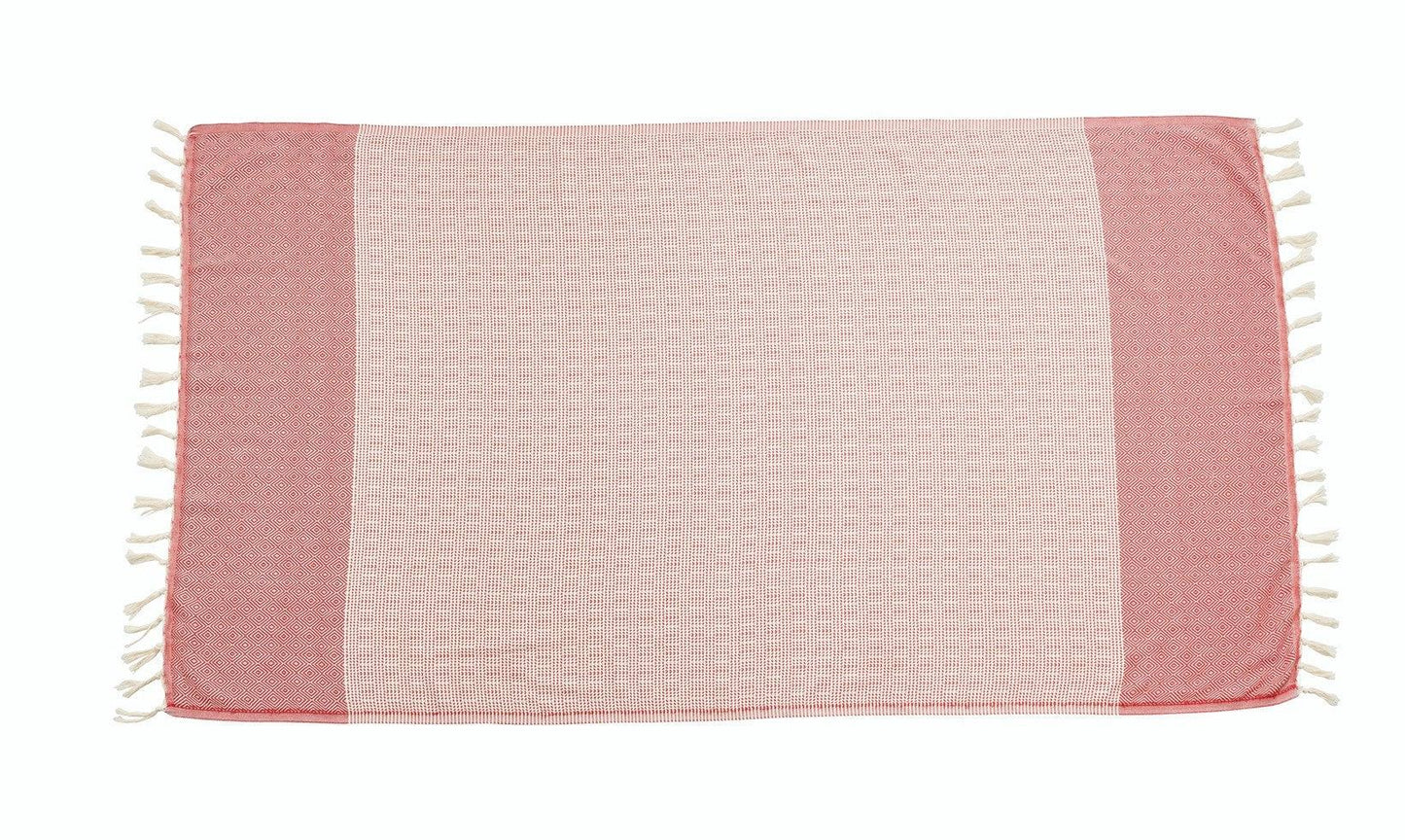 Done.® LOUNGE DIAMOND Plaid 100x180cm Red