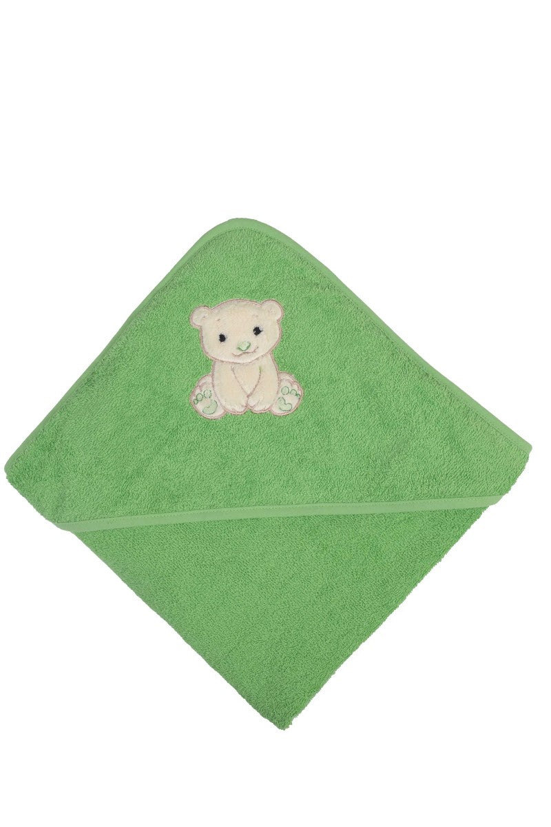 wewofashion Frottier Baby Badetuch – Grün