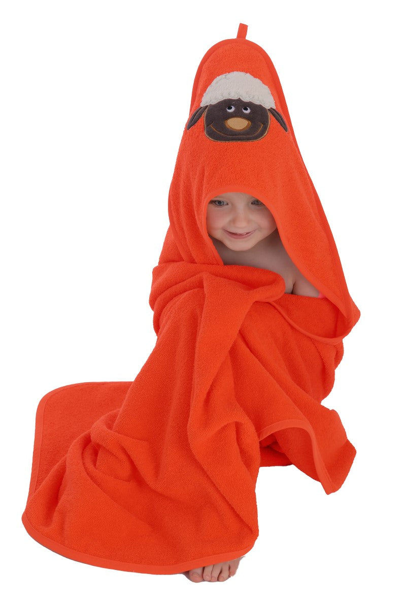 wewofashion Frottier Baby Badetuch – Mandarine