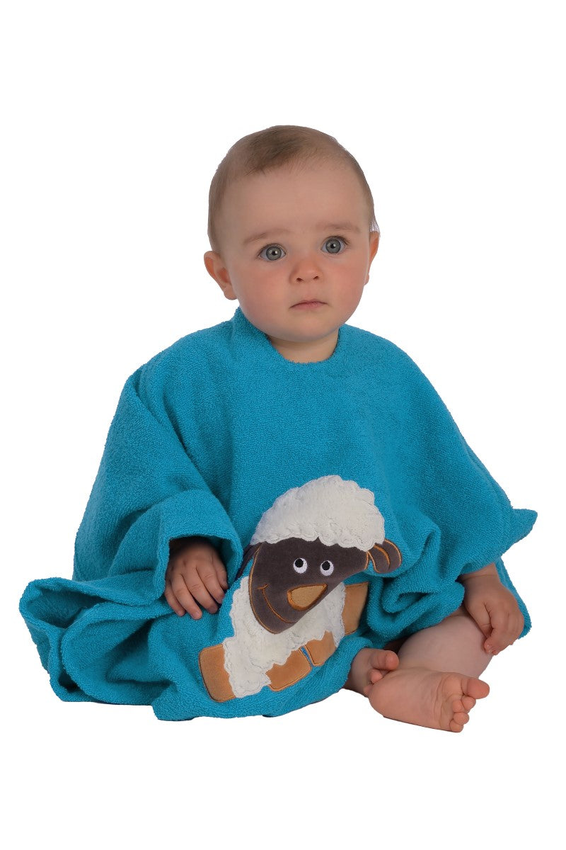 wewofashion Kleinkinder Poncho Frottier Kapuze – Karibik
