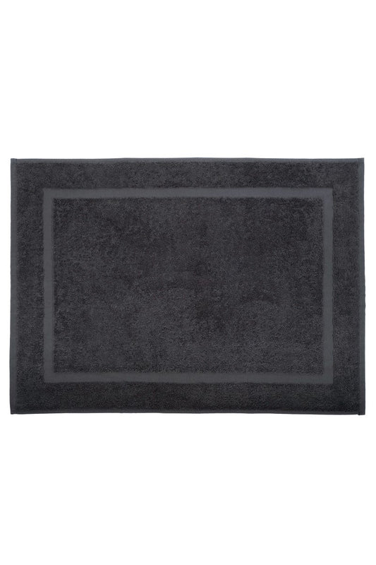 wewofashion Frottier-Badematte 3er-Set – Anthrazit