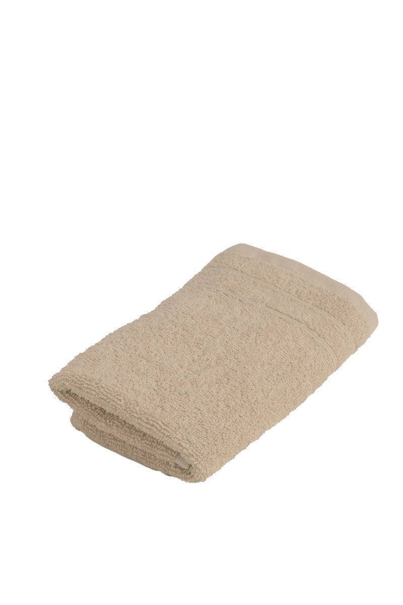 wewofashion Frottier-Gästetuch 6er-Set – Beige