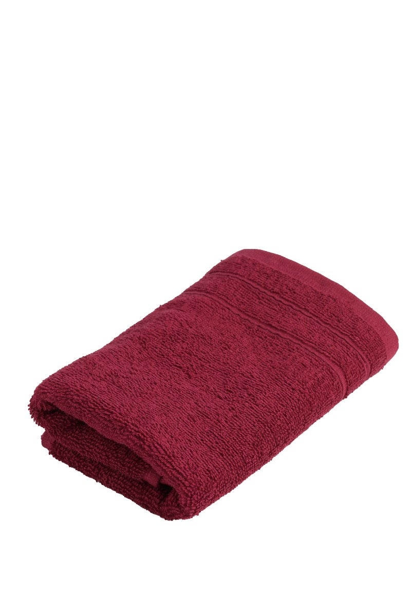 wewofashion Frottier-Gästetuch 6er-Set – Rubin