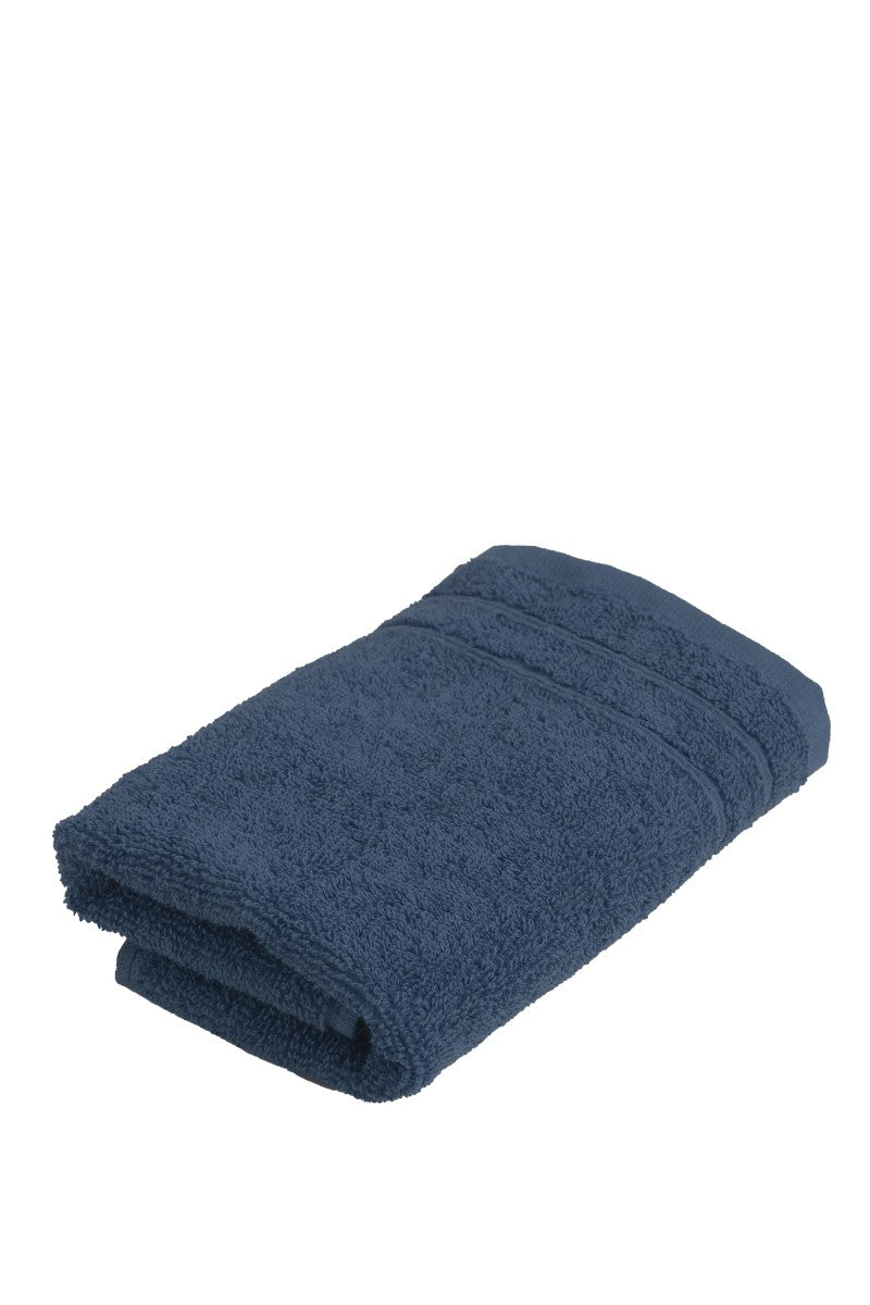 wewofashion Frottier-Gästetuch 6er-Set – Jeansblau
