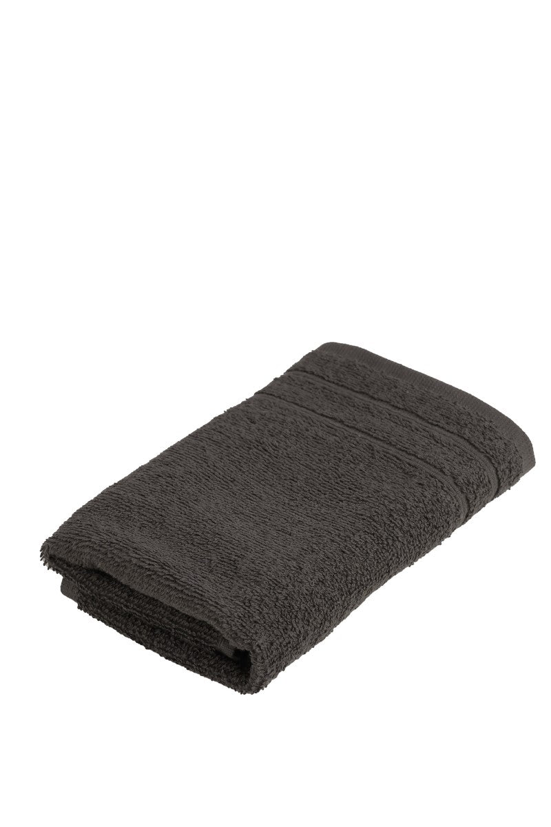 wewofashion Frottier-Gästetuch 6er-Set – Anthrazit