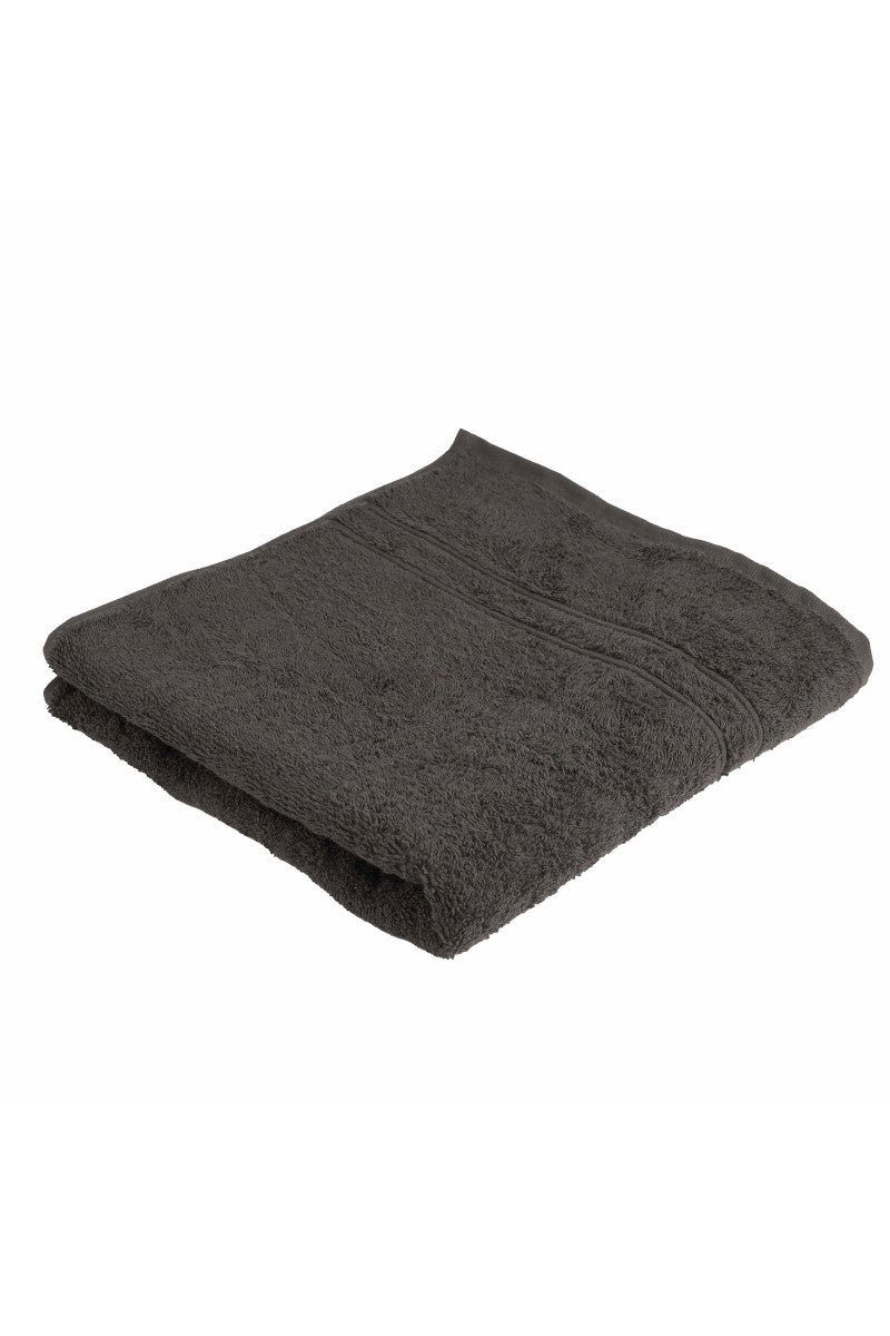 wewofashion Frottier-Handtuch 3er-Set – Anthrazit