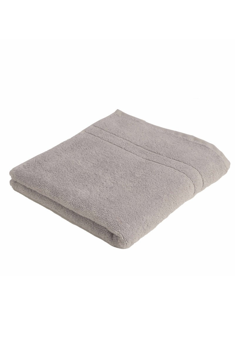 wewofashion Frottier-Handtuch 3er-Set – Hellgrau