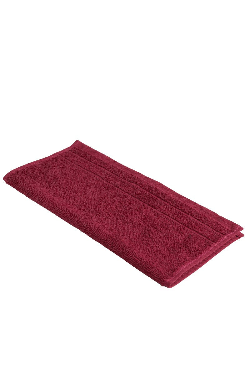 wewofashion Frottier-Seiftuch 6er-Set – Rubin