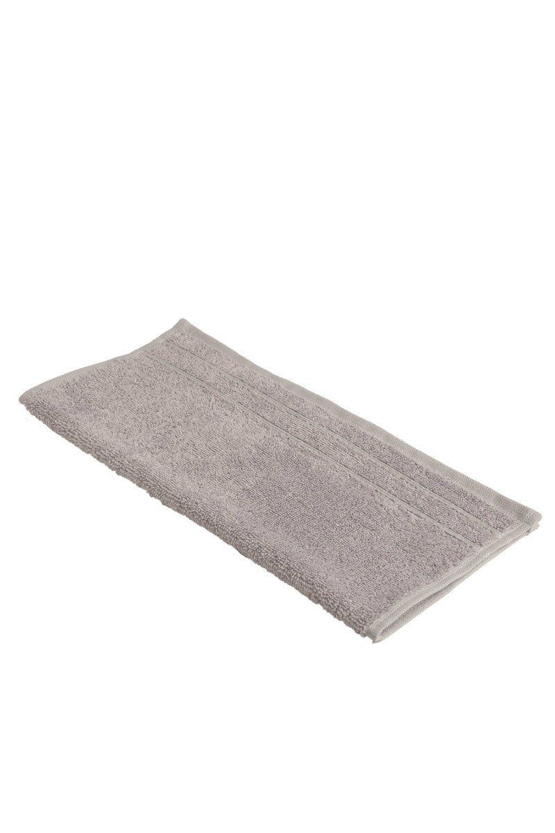 wewofashion Frottier-Seiftuch 6er-Set – Hellgrau