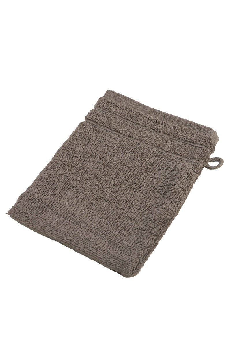 wewofashion Frottier-Waschhandschuh 6er-Set – Teak