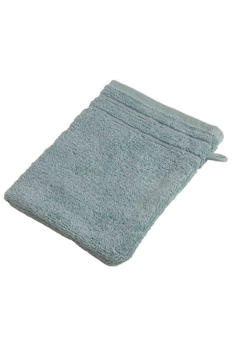 wewofashion Frottier-Waschhandschuh 6er-Set – Türkis