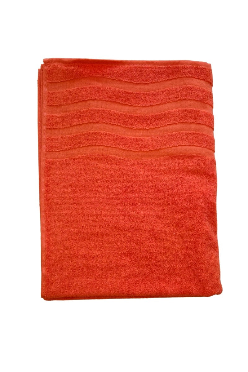 wewofashion Frottier-Badetuch – Orange