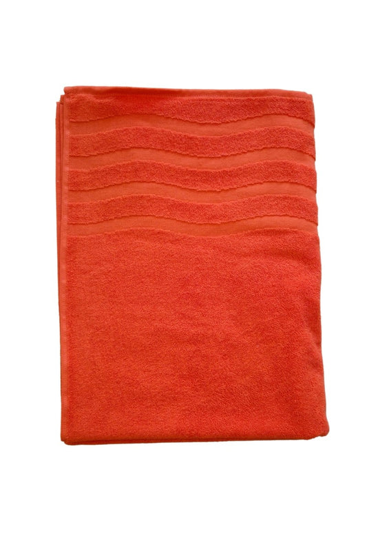 wewofashion Frottier-Badetuch – Orange