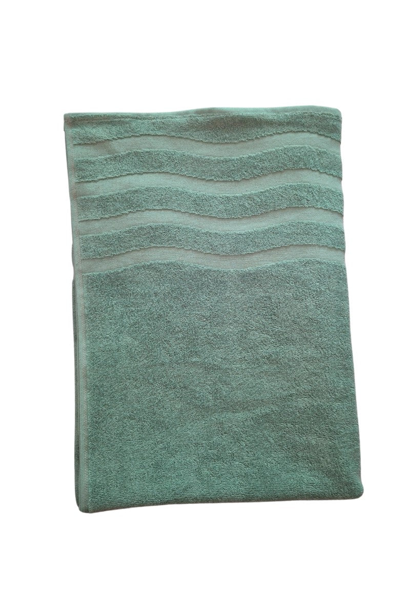wewofashion Frottier-Badetuch – Grün