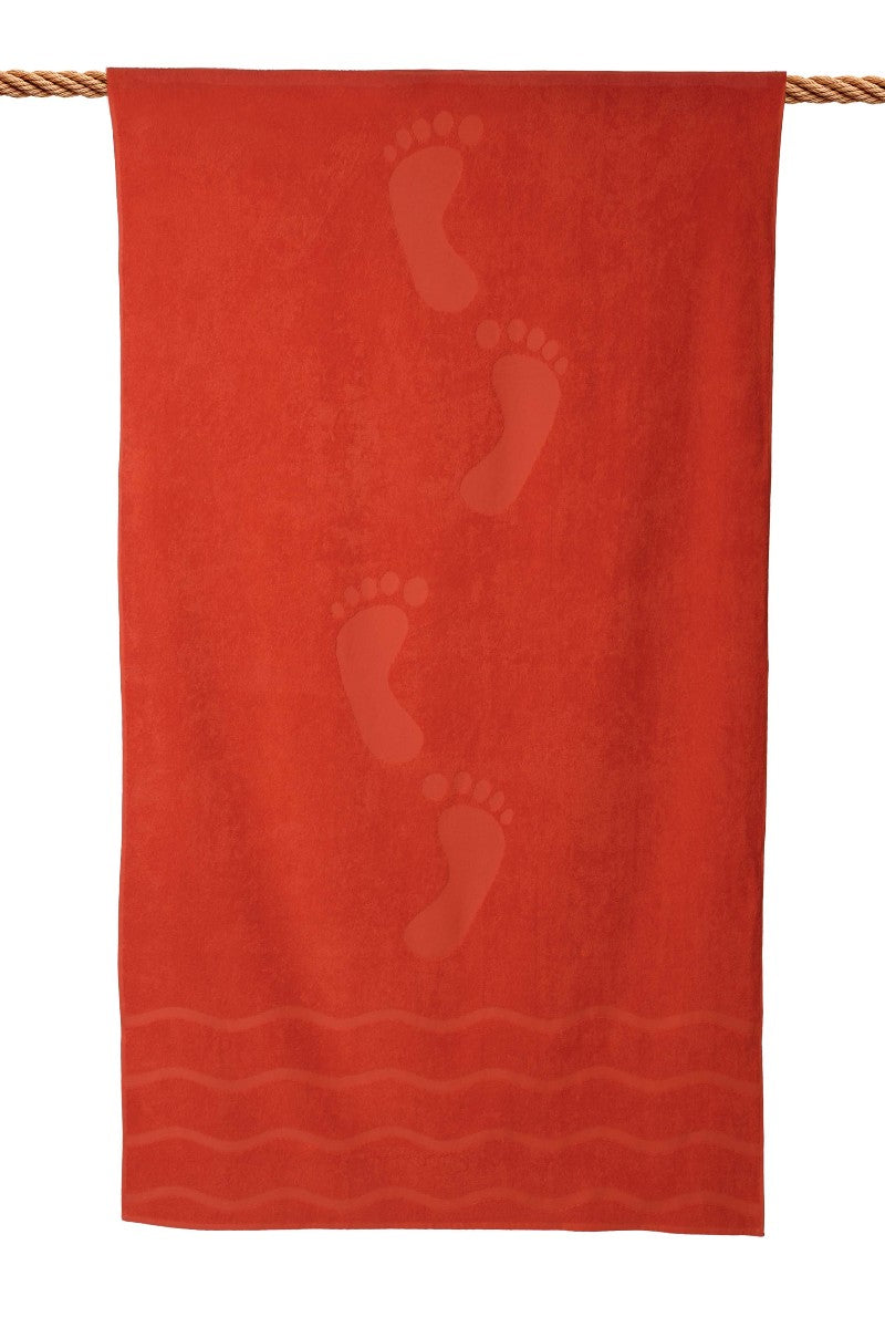 wewofashion Frottier-Badetuch – Flamme