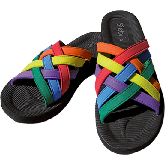 Siebi's Badeschuhe Damen Beach Multi, bunt