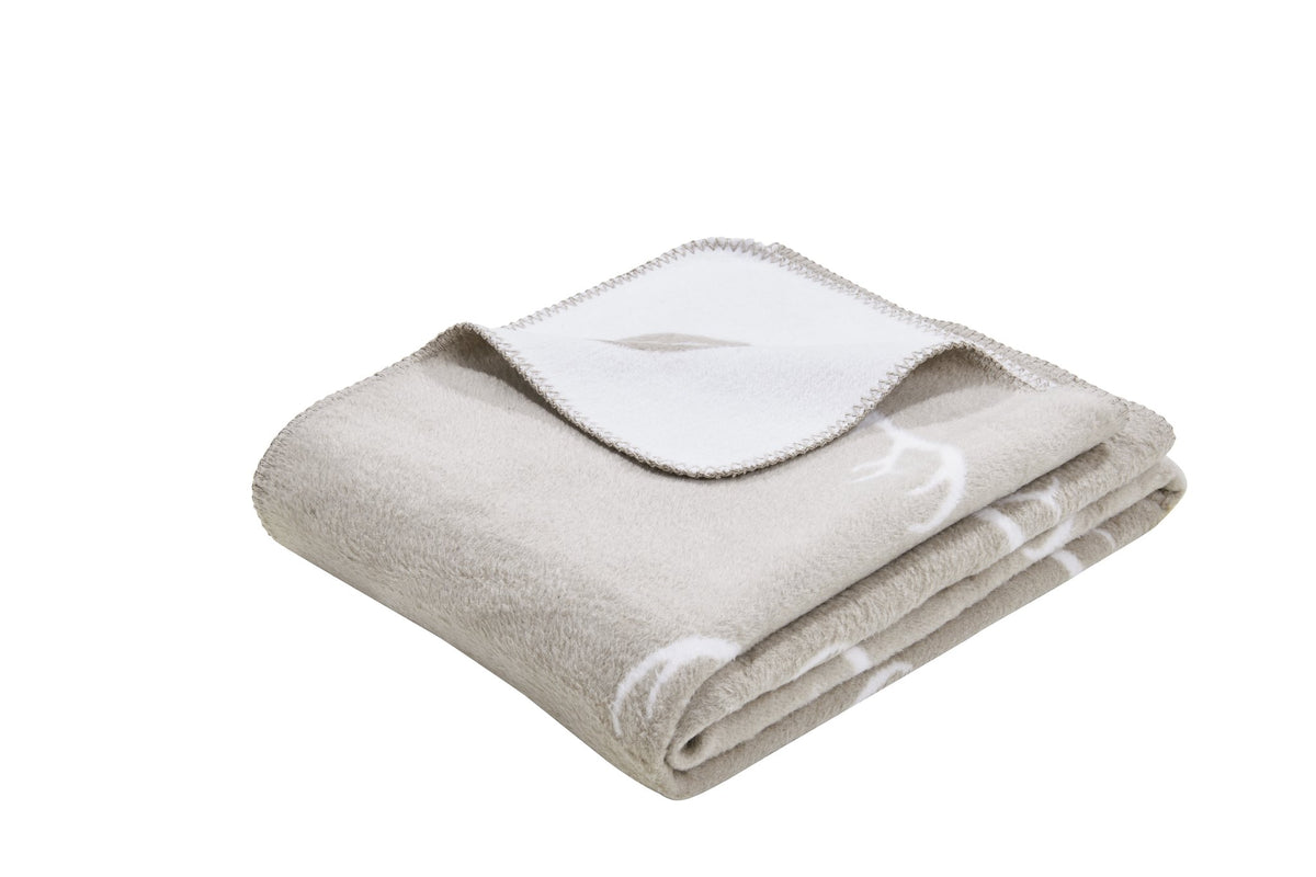 Done.® ANTLER Wohndecke 150x200cm Beige – Ansicht 1