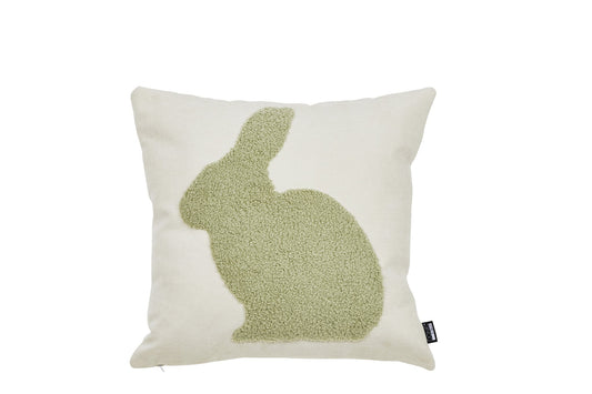Done.® BUNNY Kissenhülle 45x45cm Beige/Khaki – Ansicht 1