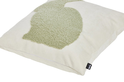 Done.® BUNNY Kissenhülle 45x45cm Beige/Khaki – Ansicht 2
