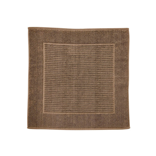 Done.® DAMIAN Badteppich 70x70cm Cognac – Ansicht 1