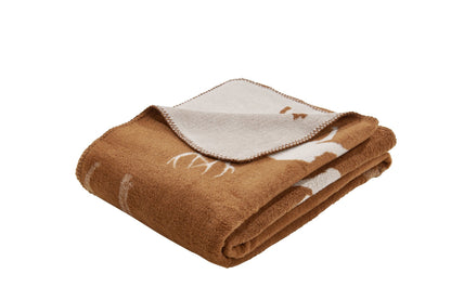 Done.® DEER Wohndecke 150x200cm Cognac – Ansicht 1