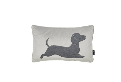 Done.® DOXIE Kissenhülle 30x50cm silver/anthracite – Ansicht 1