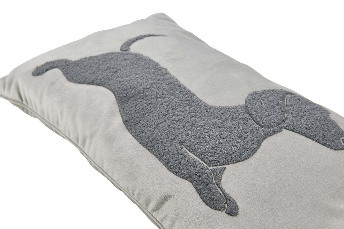 Done.® DOXIE Kissenhülle 30x50cm silver/anthracite – Ansicht 3