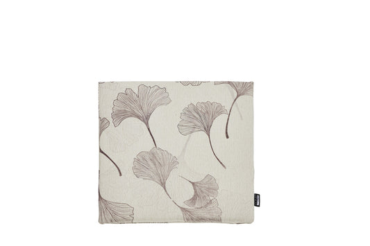 Done.® GINKGO Sitzkissen 40x40cm Beige/Brown – Ansicht 1