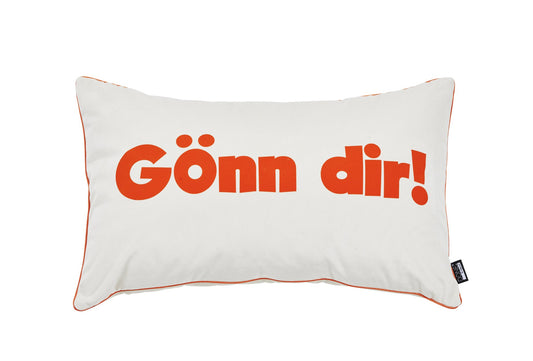 Done.® GÖNN DIR Kissenhülle 40x60cm beige/orange – Ansicht 1