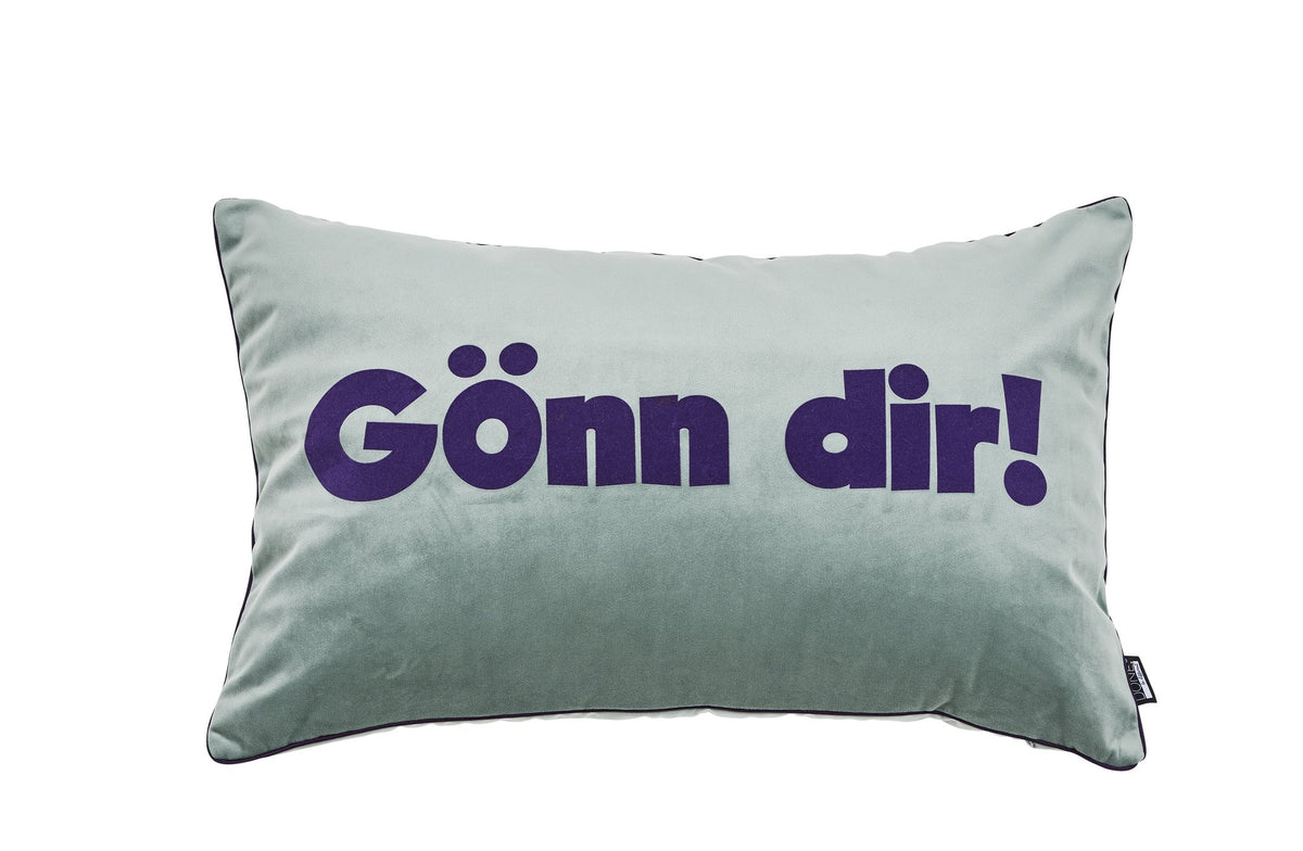Done.® GÖNN DIR Kissenhülle 40x60cm mint/purple – Ansicht 1