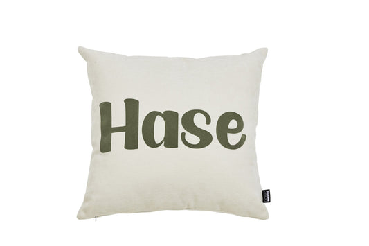 Done.® HASE Kissenhülle 45x45cm Beige/Khaki – Ansicht 1