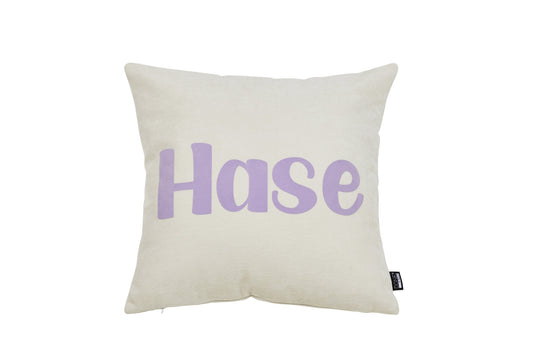 Done.® HASE Kissenhülle 45x45cm Beige/Lavender – Ansicht 1