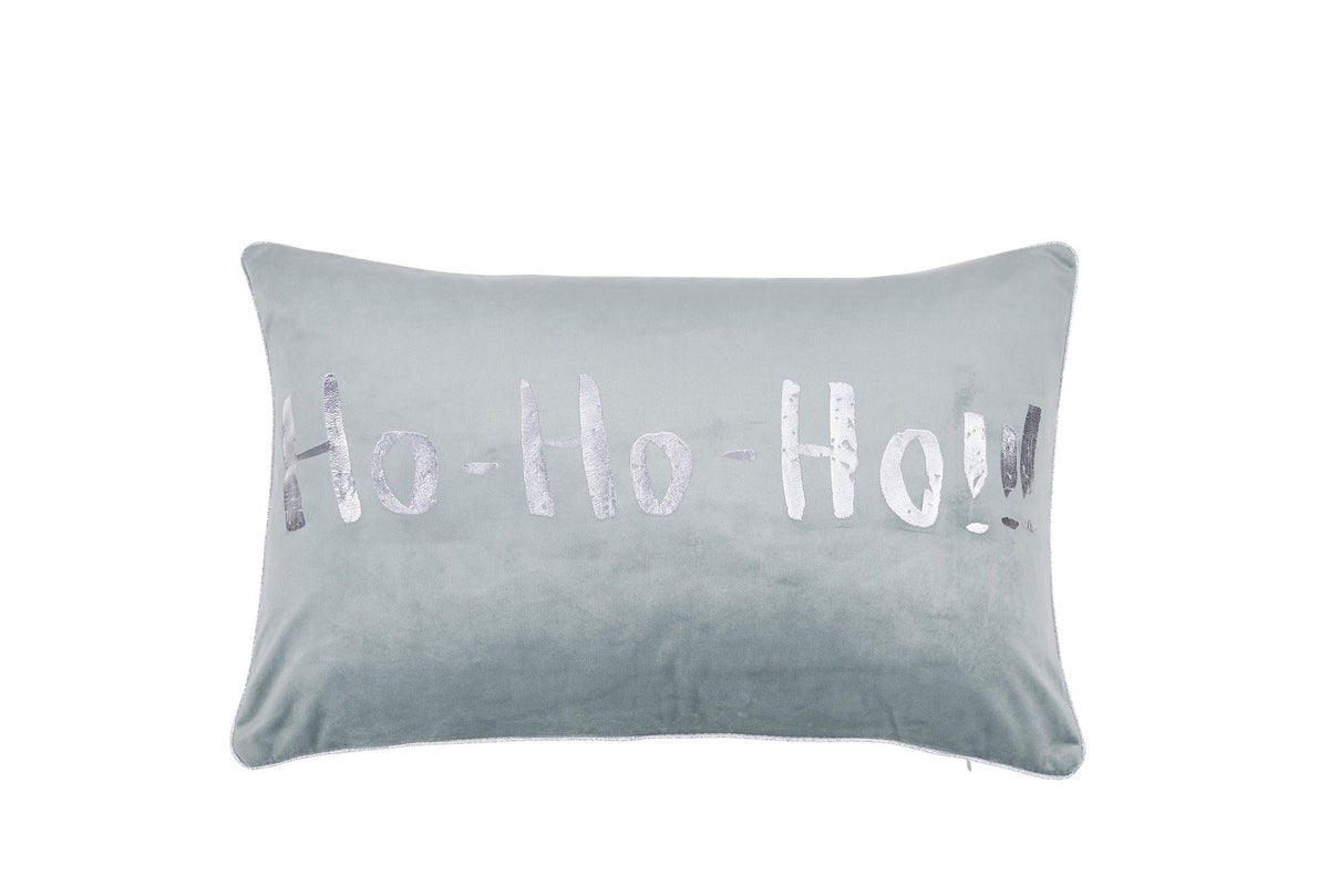 Done.® HO-HO-HO Kissenhülle 40x60cm Mint/Silver – Ansicht 1