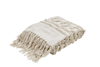 Done.® INDAH TAMANI Wohndecke 130x170cm Beige – Ansicht 1
