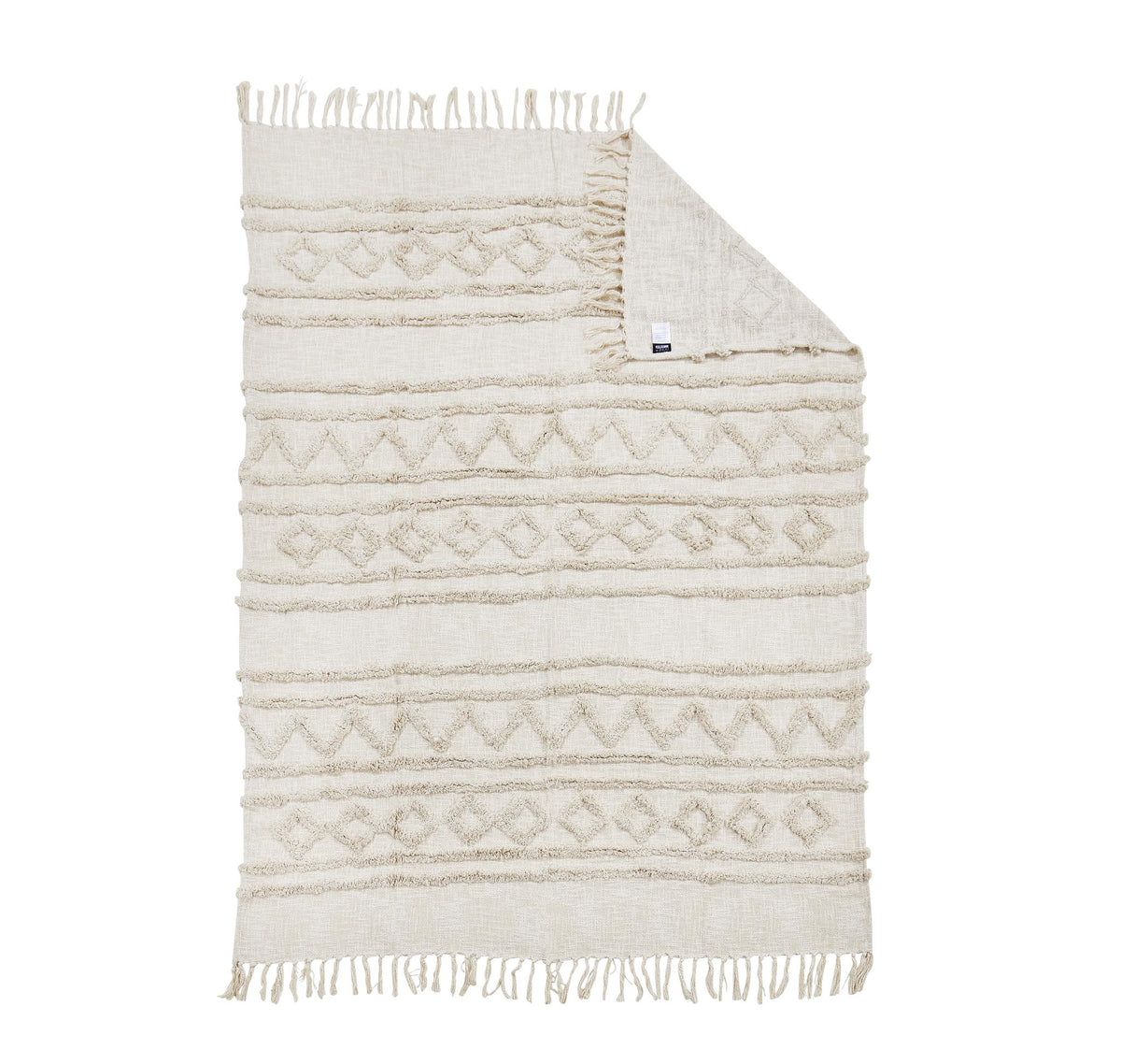 Done.® INDAH TAMANI Wohndecke 130x170cm Beige – Ansicht 2