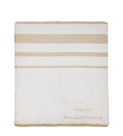 Done.® KUSCHELZONE Wohndecke 150x200cm Beige – Ansicht 2