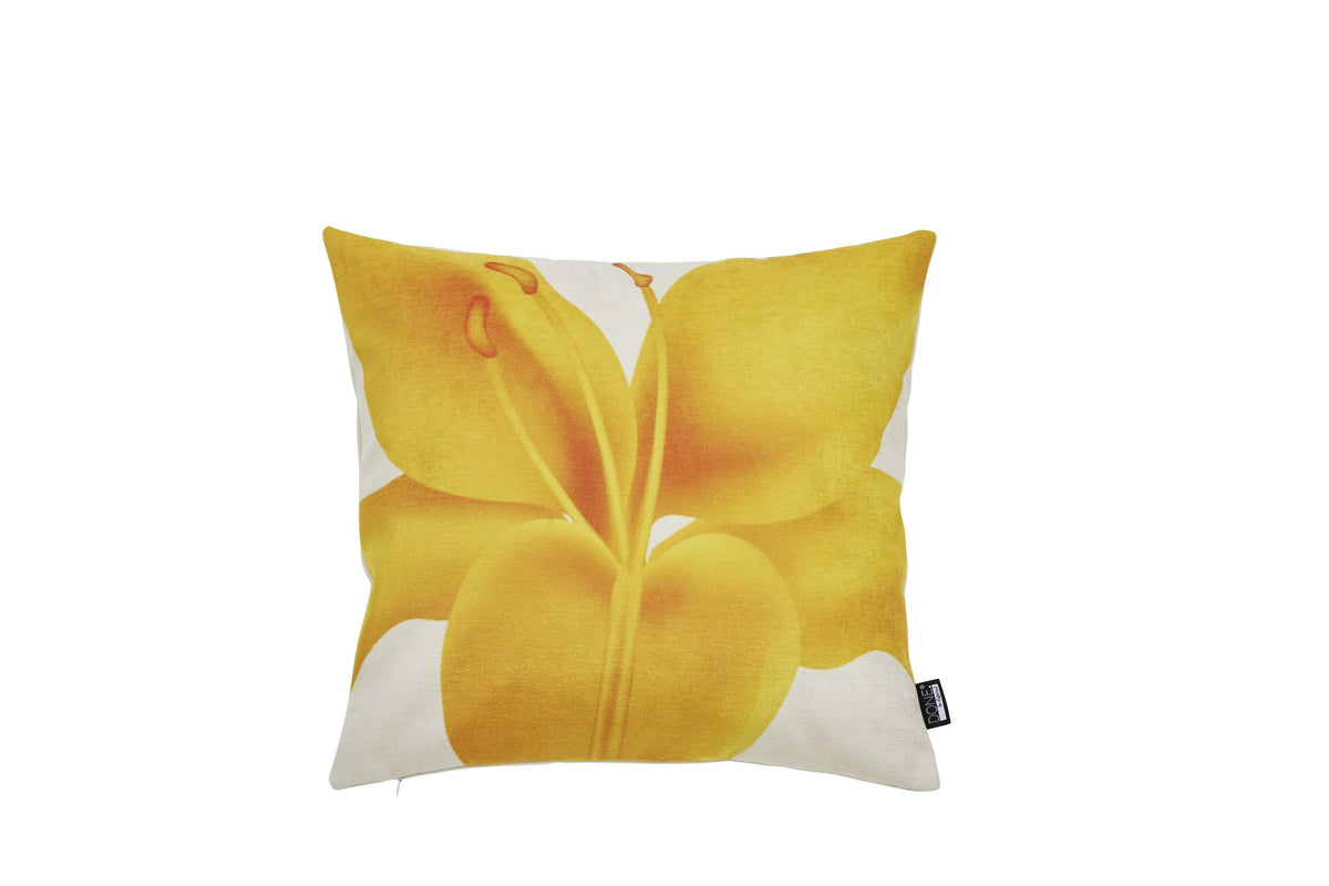 Done.® LILY Kissenhülle 45x45cm Beige/Yellow – Ansicht 1