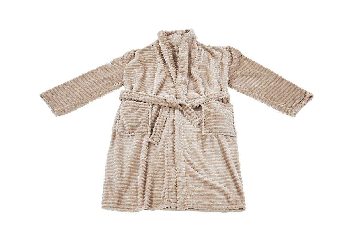 Done.® LOONA Bademantel XXL Taupe – Ansicht 2