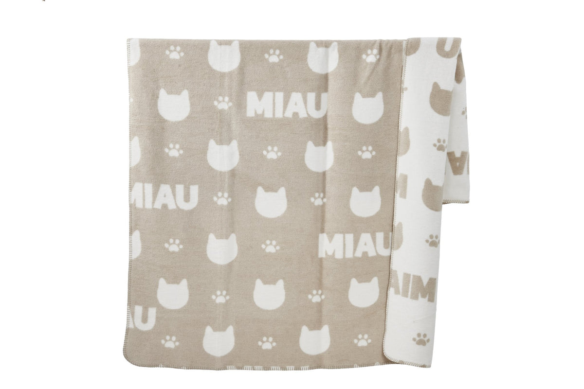 Done.® MIAU Wohndecke 150x200cm Beige/White – Ansicht 2