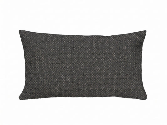 Done.® SNOOZE Outdoor Kissenhülle 30x50cm Dark Grey – Ansicht 1