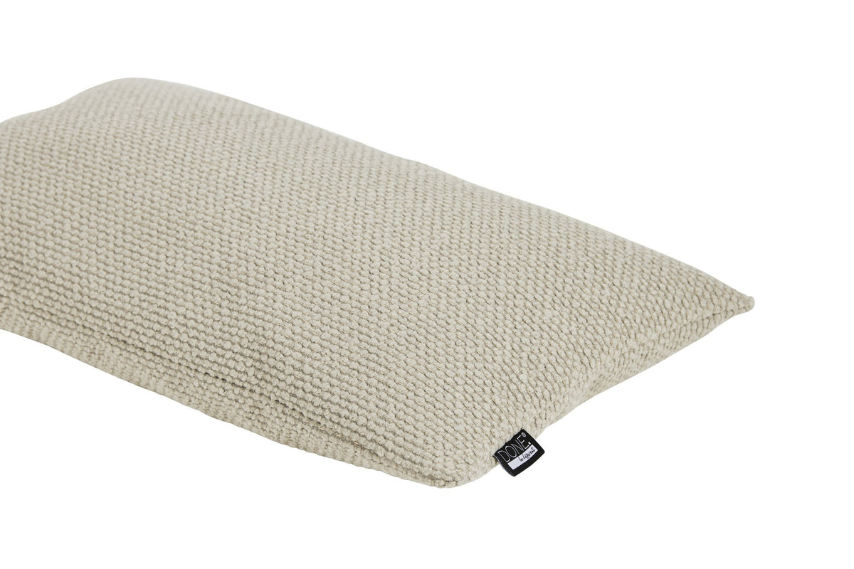 Done.® SNOOZE Outdoor Kissenhülle 30x50cm Taupe – Ansicht 2