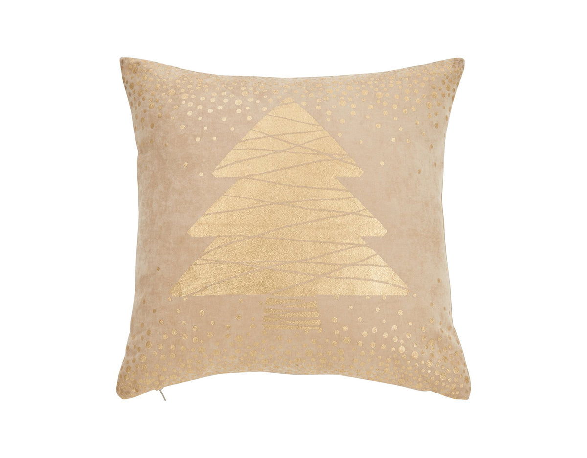 Done.® SNOWFALL Kissenhülle 45x45cm Gold – Ansicht 1
