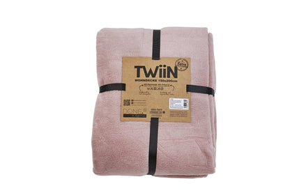 Done.® TWIN Wohndecke 150x200cm Old Rosé – Ansicht 1