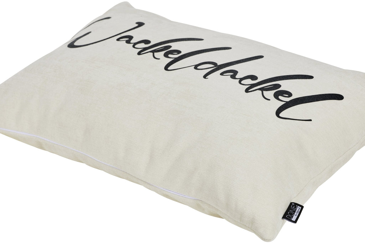 Done.® WACKELDACKEL Kissenhülle 40x60cm Beige/Black – Ansicht 2