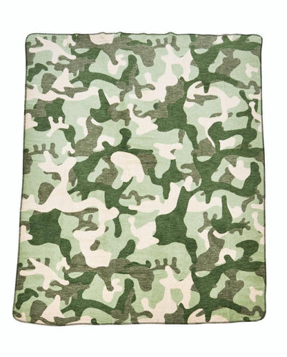 Done.® Wohndecke CAMOUFLAGE 150x200cm Khaki