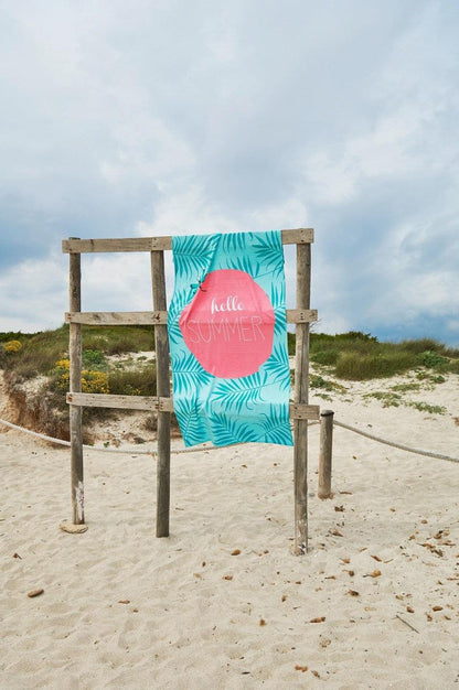 Done.® CASE HELLO SUMMER Strandtuch 90x180cm